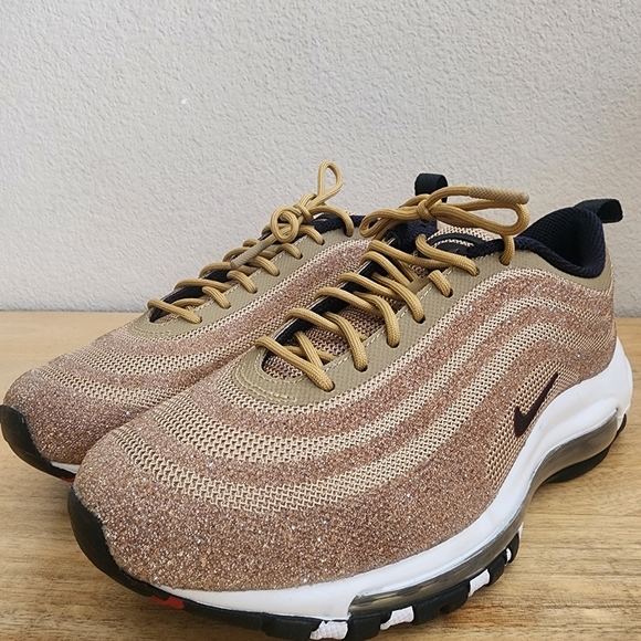 Nike Swarovski x Womens Air Max 97 LX Shoes 927508-700 Metallic Gold Size 6.5 - Picture 6 of 12